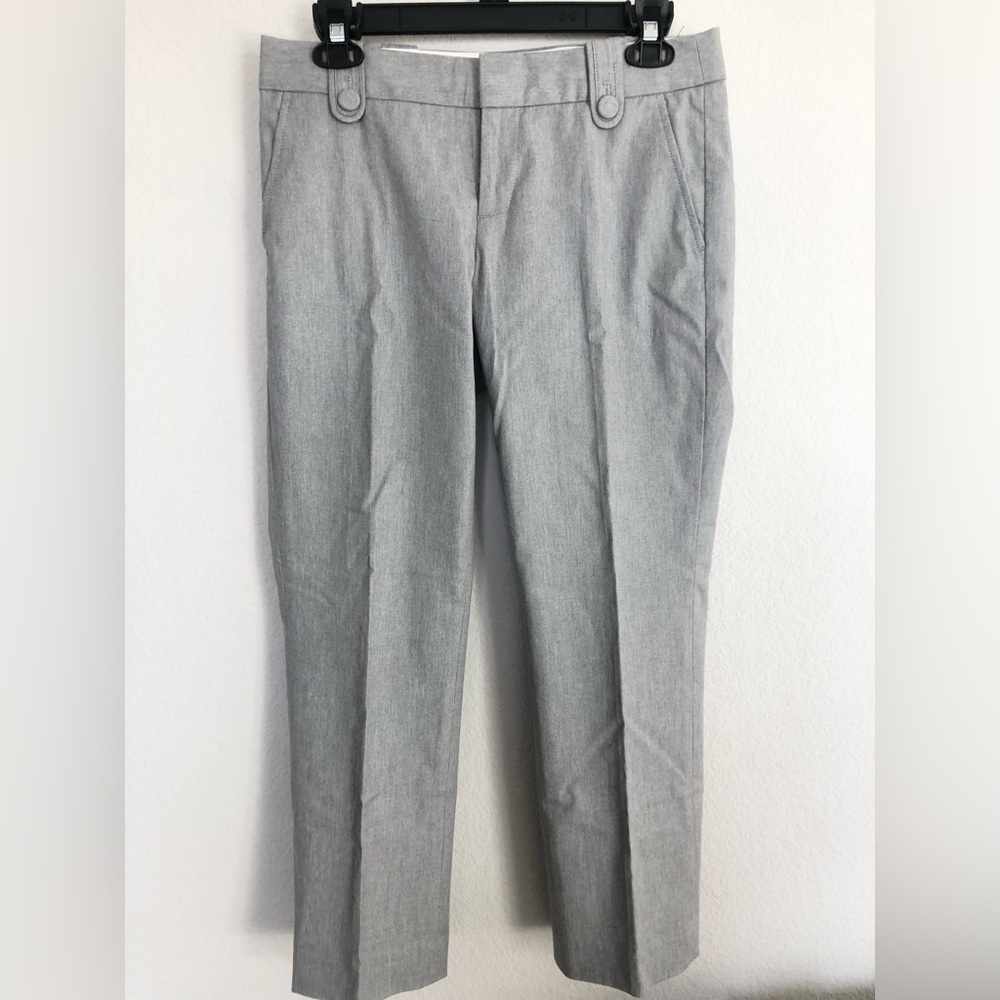 Banana Republic SLOANE style gray cropped pants